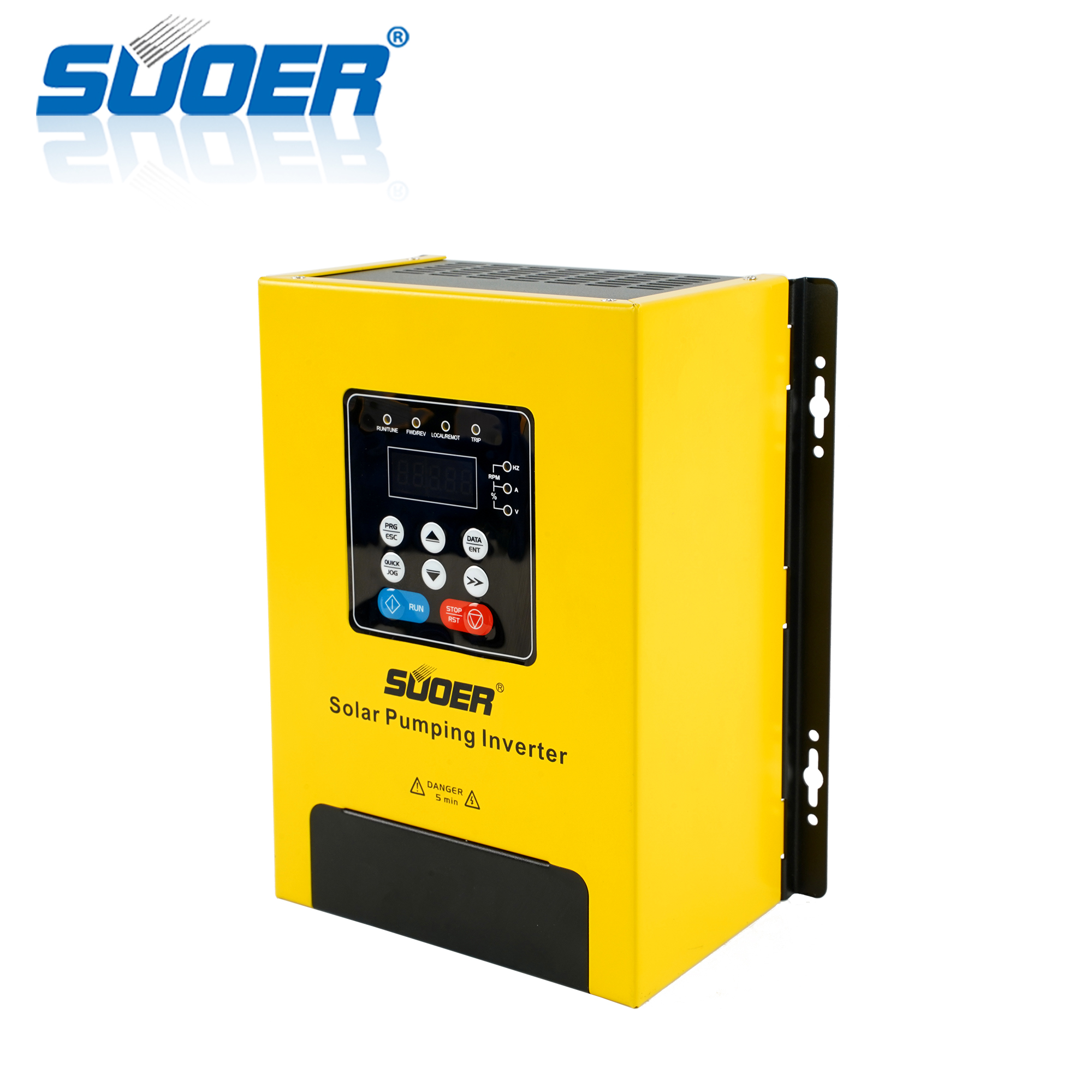 Suoer 220V 1.5kw solar variable-frequency drive pump inverter VFD single-phase solar water pump inverter